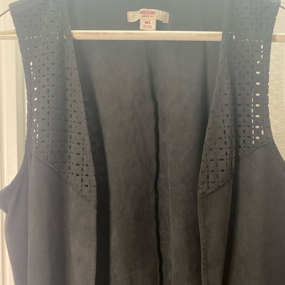 MOSSIMO VEST CARDIGAN TUNIC (M/L) navy blue